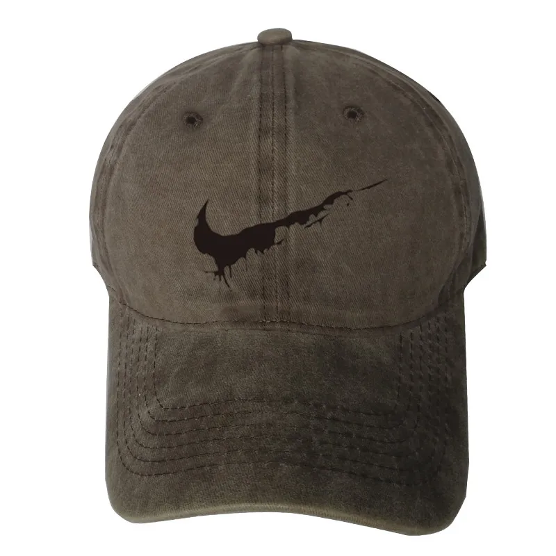

Washed Wave Dad Hat for Women Cotton Print Brand Logo Baseball Cap Men Hip Hop Cap Snapback Hat Sea Sports Cap Bone Garros