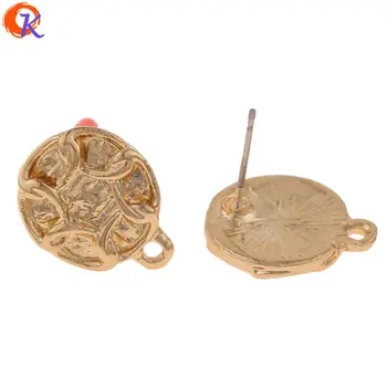 

Cordial Design 100Pcs 13*17MM Jewelry Accessories/Earrings Stud/Round Shape/DIY Parts/Earrings Making/Hand Made/Earring Findings