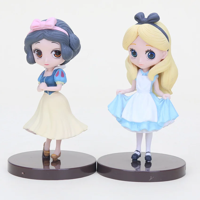 11 см Q Posket принцесса фигурка игрушки принцесса Мулан фигурка Модель Коллекция ПВХ игрушки - Цвет: 2pcs bag