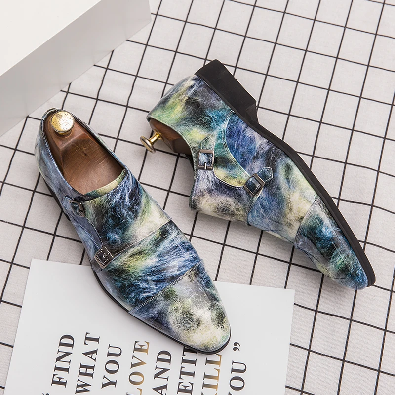 cool unique wedding shoes men designer dress ballroom dancing leather casual shoes evening pary moccains oxford shoes for men (8)