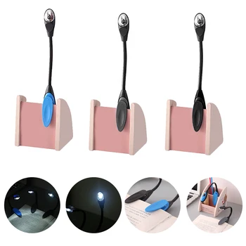 

Portable Travel Book Reading Light LED Book Lamp Battery Operated Clip On Bendable Flexible Clamp LED Lamp Dorm Reading Light