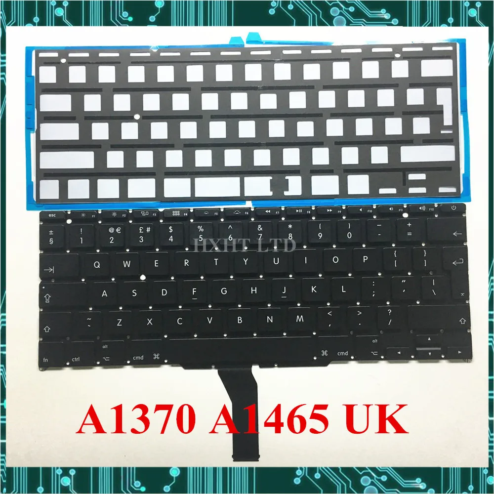 

New A1370 A1465 UK keyboard with backlight For Macbook Air 11" A1370 A1465 Laptop keyboard 2011 2012 2013 2014 2015 year
