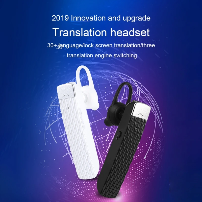 Поддержка перевода в режиме реального времени 33 языка Bluetooth T2 портативный умный