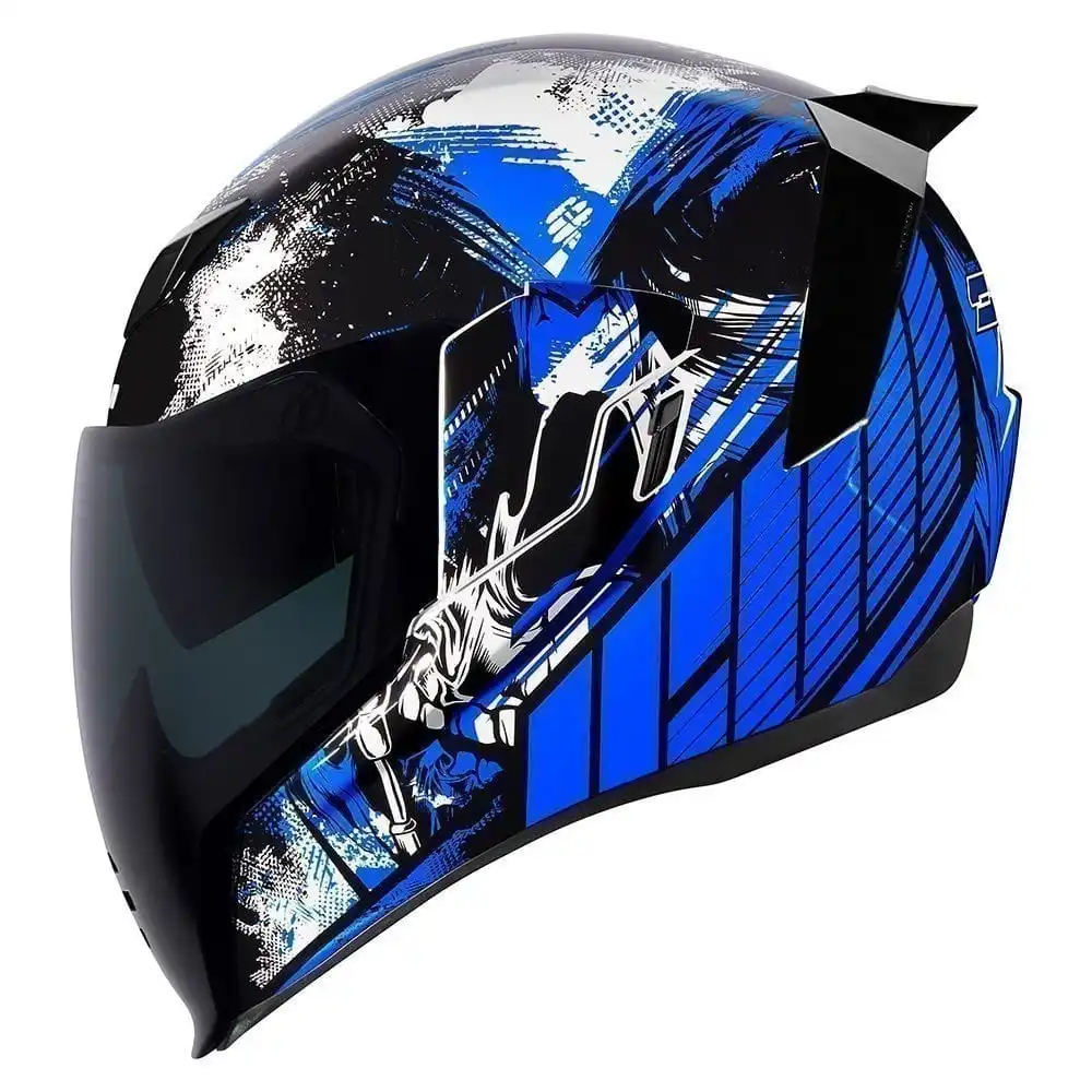 Helem Integral Icon Airflite Stim Biru 