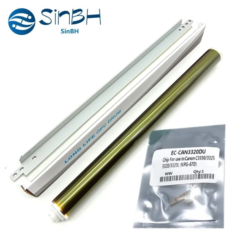 

1Set X Long Lfe Drum Chip Drum Cleaning Wiper Blade IR C3520 OPC Drum for Canon IR C3320 C3325 C3330 C3525 C3530 IRC3320 IRC3520