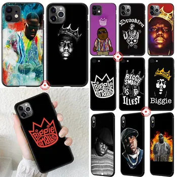 

Notorious BIG Biggie Soft Silicone Case for iPhone 11 Pro XR X XS Max 6 6S 7 8 Plus 5 5S SE Cover