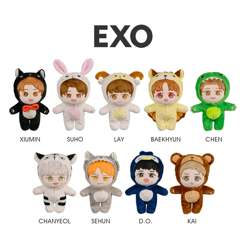 [MYKPOP] KPOP Одежда и аксессуары для кукол: куклы и пижамы-20 см куклы KPOP EXO Fans коллекция SA19112501