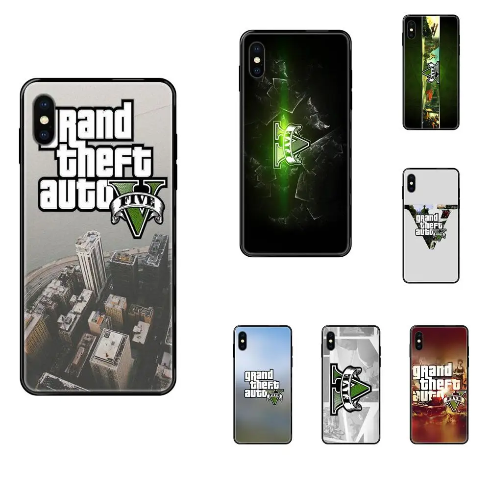 Grand Theft Auto Gta Логотип для Xiaomi Mi Mix 2S Redmi 3S 4X 4A 5 5A 5X 6 6A 6X 7 8 8A 8T 9A K20 Pro Plus мягкие чехлы