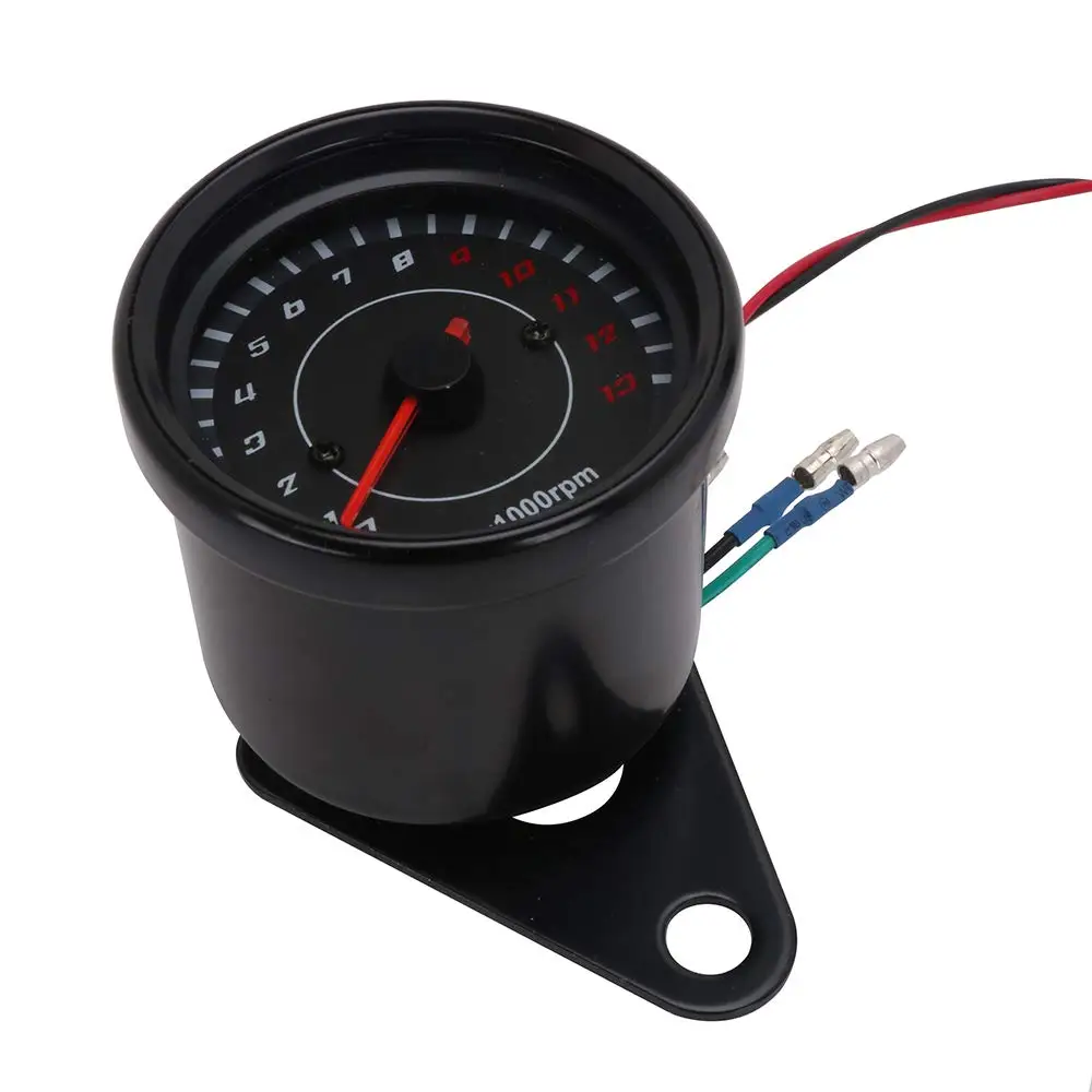 LED Display Tachometer 12V Motorcycle Tachometer Gauge - LED Display ...