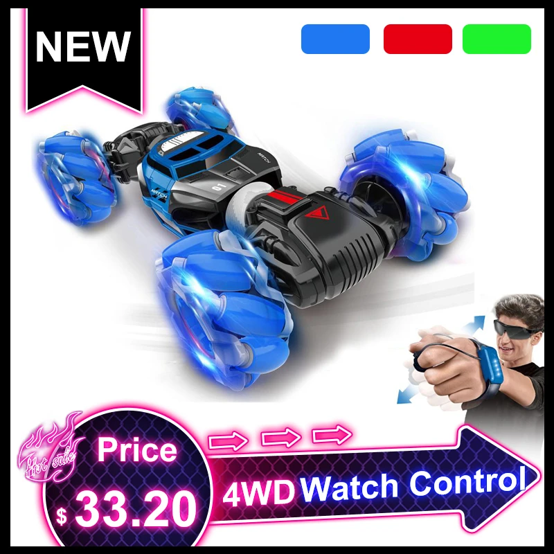 4wd Rc Stunt Car Watch Control Gesture 