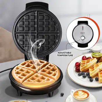 

1000W Electric Waffles Maker 7 Gear Adjustable Bubble Egg Cake Oven Breakfast Waffle Machine Double-Sided Heating Waffle Pot