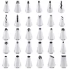 30 styles Cake Nozzle Stainless Steel Icing Piping Nozzles Cream Beak Pastry Puff Cream Injector Cake Decorating Tool Tulip Rose ► Photo 1/6