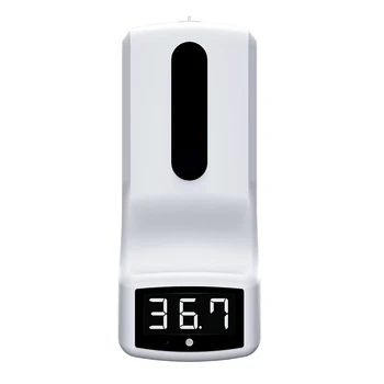 

HOT-K9 Auto 2 in 1 Infrared Thermometer Auto Soap Dispenser Palm Temperature Measurement and Disinfection Integrated Machine