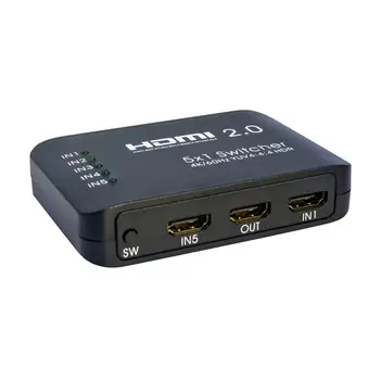 

Low Consumption HDMI 2.0 5x1 High-definition Video Switcher Supports 4K 60Hz