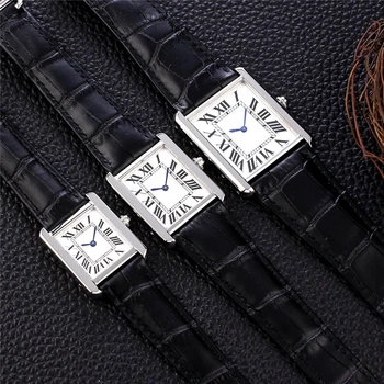 

brand C watches thin watch 316L stainless case with genuine leather strip high quality quartz wrist watch for woman