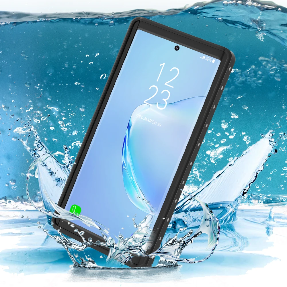 

For Samsung Note 10 Plus Note 10+ Case IP68 Waterproof Protective Shockproof Diving Cover for Samsung Note 10 Case Underwater