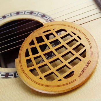 

Wood SoundHole(SoundHole) Cover Block Plug Screeching Halt for 40 "/ 41" EQ Acoustic Guitar Guitar Parts & Accessories