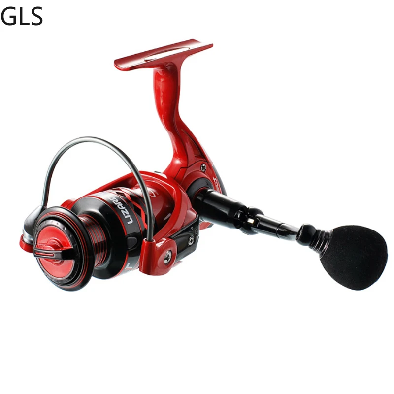 New High Quality 13+1Ball Bearings Red Plastic Steel Spinning Fishing Reel  Carp Saltwater 5.2:1/5.1:1 Fishing Reel