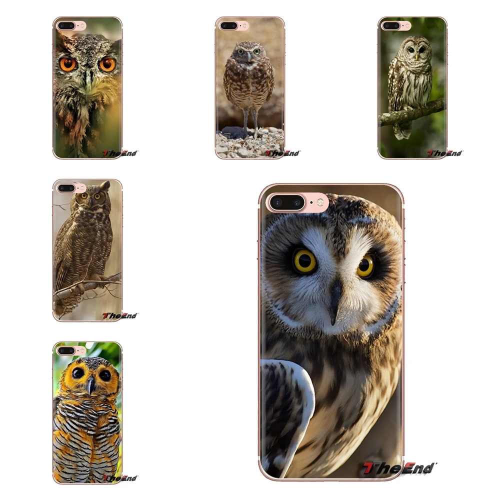 Силиконовые чехлы-накладки животных в виде птиц Совы Обои деревья для samsung Galaxy S3 S4