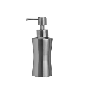 

Pump Bottle Durable Soap Dispenser Liquid Home Kitchen Push Type Lotion Hotel Bathroom Office Stainless Steel