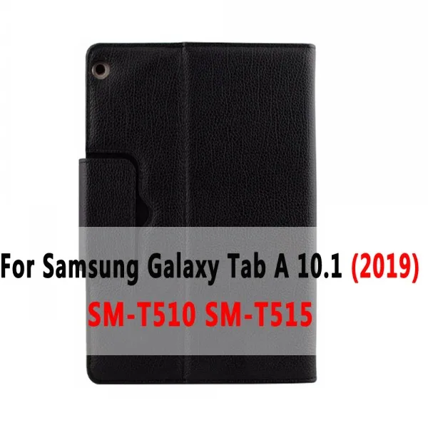 Чехол с клавиатурой Bluetooth для samsung Galaxy Tab A A6 10,1 T580 T585 T580N T585N T510 T515 чехол с клавиатурой+ подарок - Цвет: T510 black case