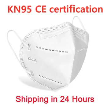 

CE certified mask KN95 Mask 95% filtration Facial FFP2 Masks masque Dust maske Nonwoven Mouth Protective Face Mask маска