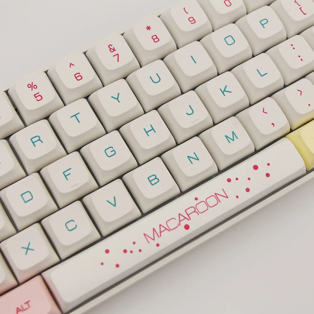 129 Key PBT Keycap DYE-SUB XDA Profile Macaron Keycap Theme  Personalized Minimalist Keycap For Mechanical Keyboard MX Switch