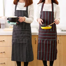 Кухонный Фартук маслостойкий плотный фартук готовка защитная одежда корейский стиль Мода Простой Взрослый верхняя одежда женская