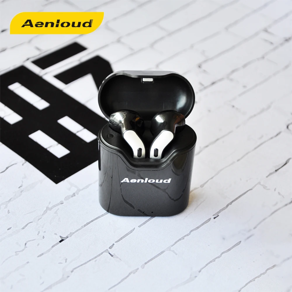 Aenloud наушники-вкладыши TWS Bluetooth 5 0 наушники с микрофоном беспроводные супер бас