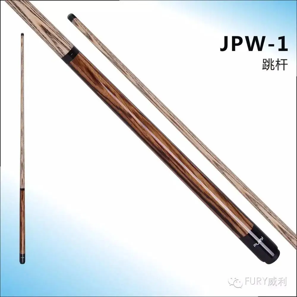 

FURY JPW-1 Jump Cue 13mm G10 Tip Hard ASH Shaft Q5 Teeth Joint Ergonomic Stick Black Bakelite Ferrule Professional Jump Billiard