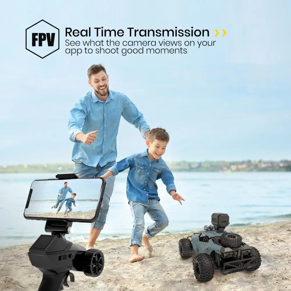 Deerc DE36W Wi Fi Радиоуправляемый автомобиль с камерой HD 720P FPV игрушки для детей 20 км/ч