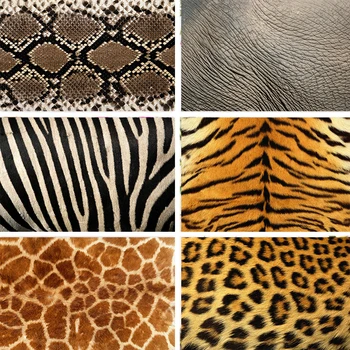 

Nitree Leopard Tiger Elephant Snake Zebra Giraffe Skin Texture Pattern Backdrop Photo Studio Props Photography Background Vinyl