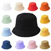 2022 Solid Bucket Hat Women/men Panama Hat for Child Cotton Casual Fisherman's Hats Outdoor Sunscreen Fishing Hip Hop Sun Caps ► Photo 1/6