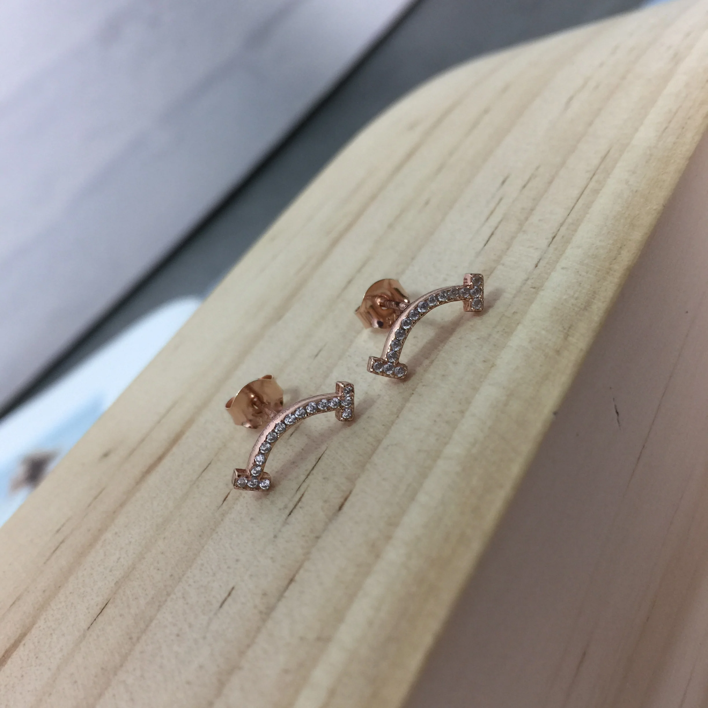 ED 03 TFB RLLEN Quality TIF Original 925 Silver Fashion Elegant Bow Twig Earring Series DIY Jewelry Gift for Girls and Women