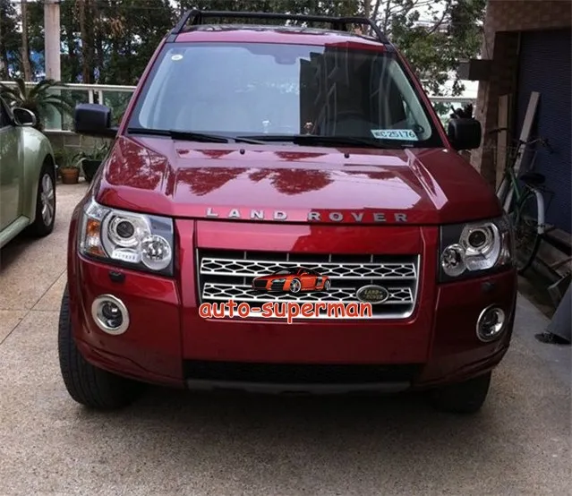 Хромированные Противотуманные фары Крышка лампы Bezels кольца для LAND ROVER freelander 2 LR2 2007-2010