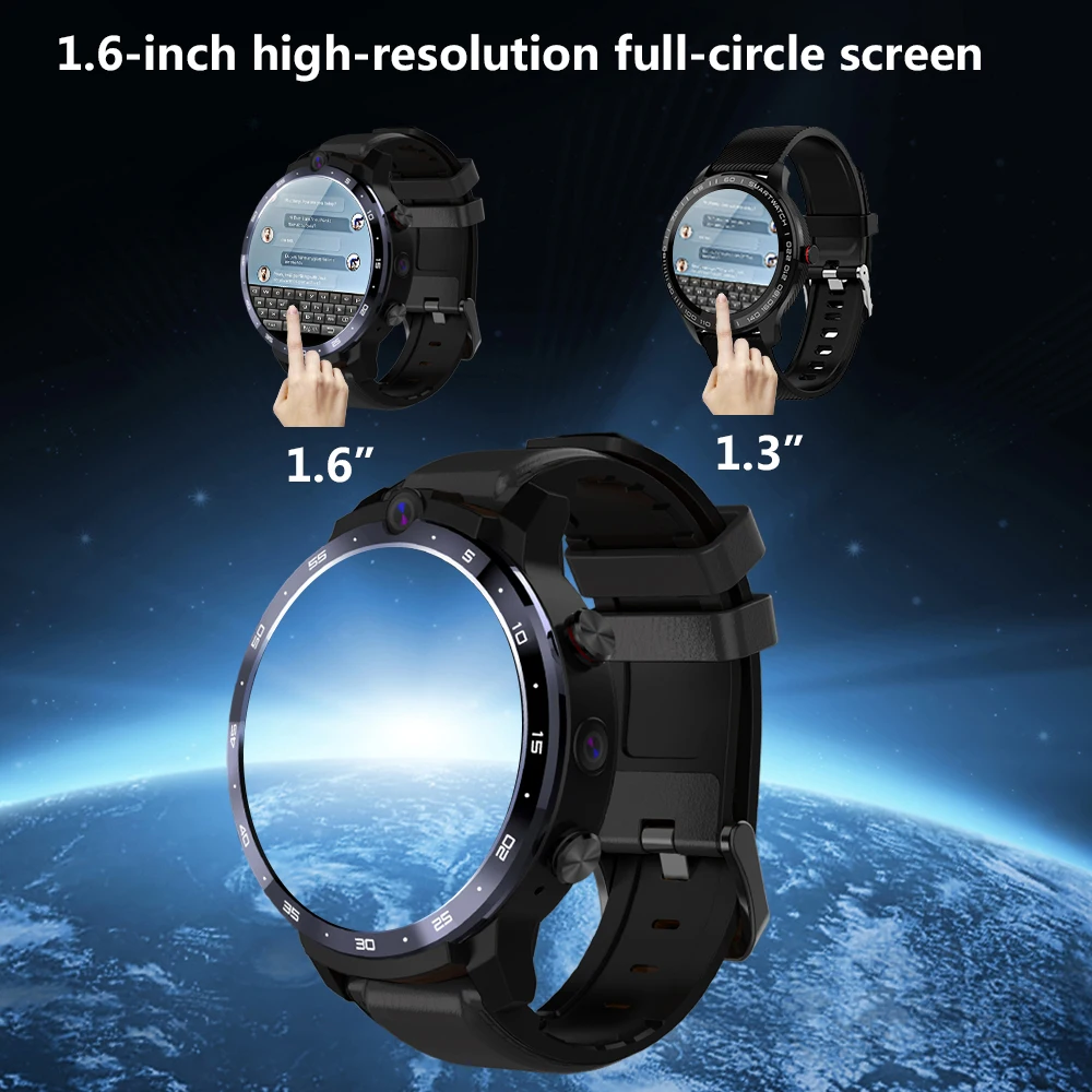LEMFO LEM12 Smart Watch 4G 1.6 inch Full Screen OS