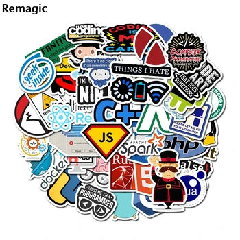 

12sets Programmer Programming 50pcs/set fans vintage paster cosplay funny decal scrapbooking diy sticker phone laptop waterproof