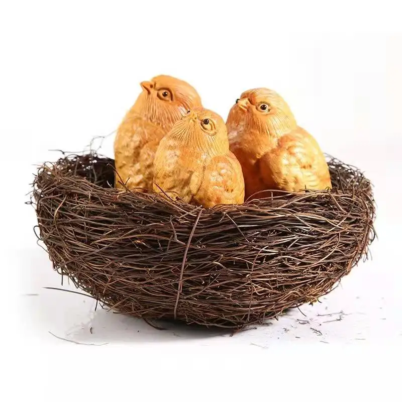 

Taihang Ya Bai little chicken a family of three personally send a child gift home car happiness chicken ornaments creative bird'