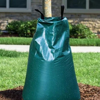 

20 Gallon PVC With Zipper Plants Tree Watering Bag Agricultural Dark Green Adjustable Garden Tool Drip Irrigation Slow Release
