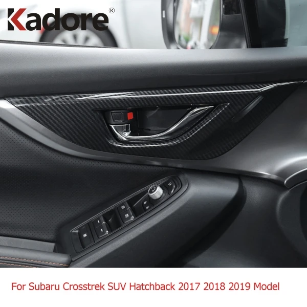 Защитная Наклейка из углеродного волокна для Subaru XV Crosstrek SUV Hatchback 2018 2020|Лепнина