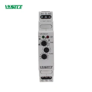 

VKS631 SPDT multi functions timer relay SPDT timer delay relay with 10 functions time relay