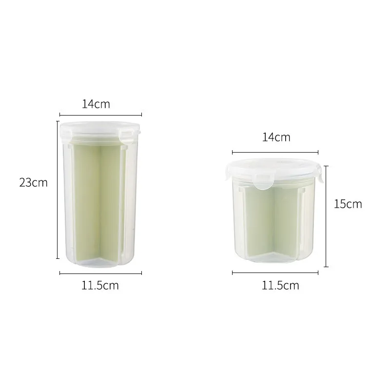Рис бобы Stoarge Jar с крышкой уплотнения 4 решетки Хранения Пищи Контейнер пластик прозрачный GraiKitchen ящик для хранения зерна бак