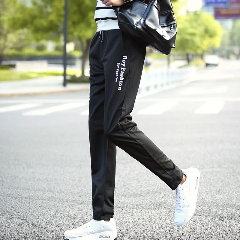 

2017 Spring New Gymnastic Pants Fashion Thin Men's Korean-style Straight-Cut Large Size Casual Pants Men