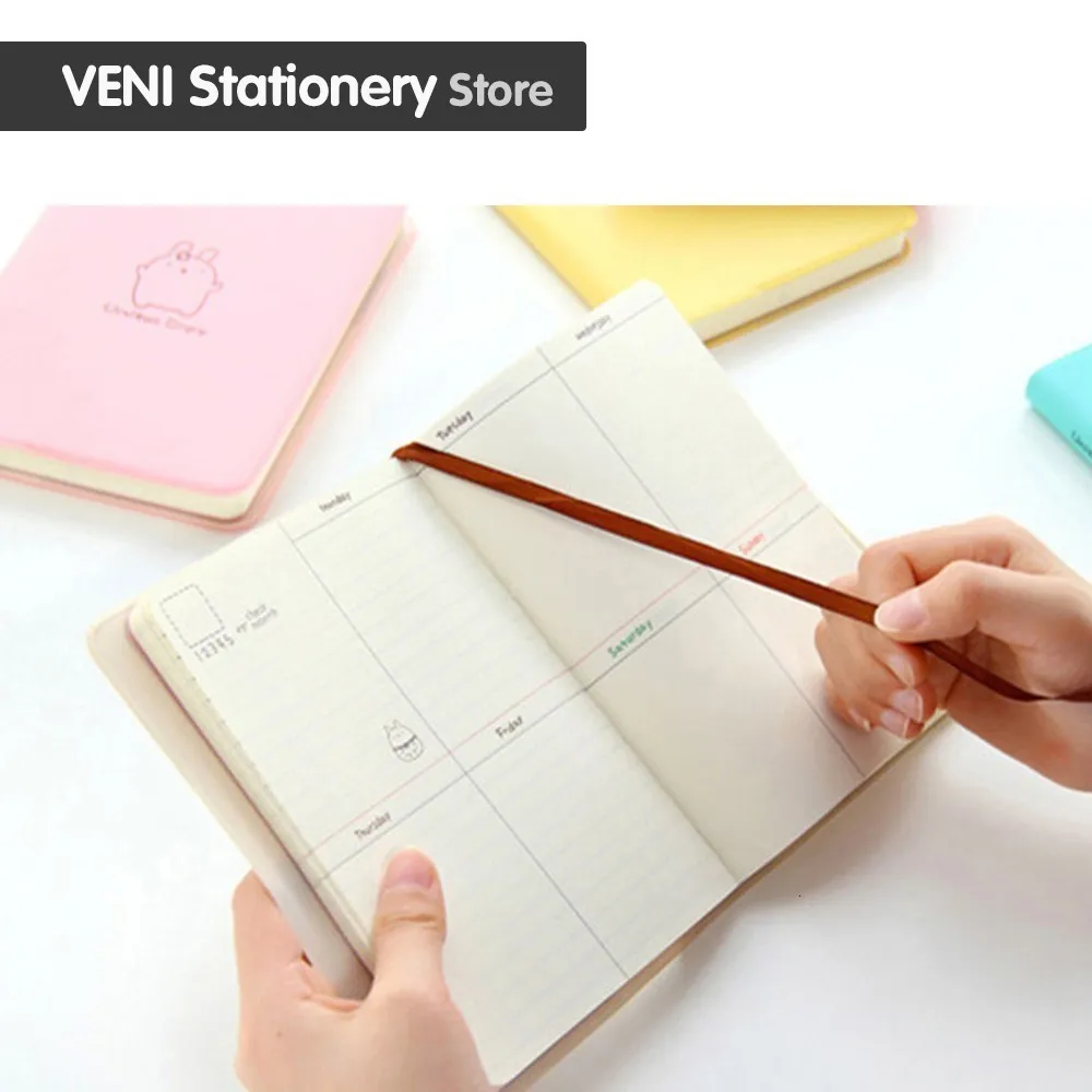 

Rabbit Diary Calendar Planner Program Notebook Notepad Pocket Journal Gift School