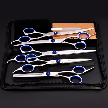 

Stainless Steel Hair Cutting Barber Tools 6/7 inch Dog Cat Hair Grooming Scissors Pet Animals Scissors Kit Dropshipping