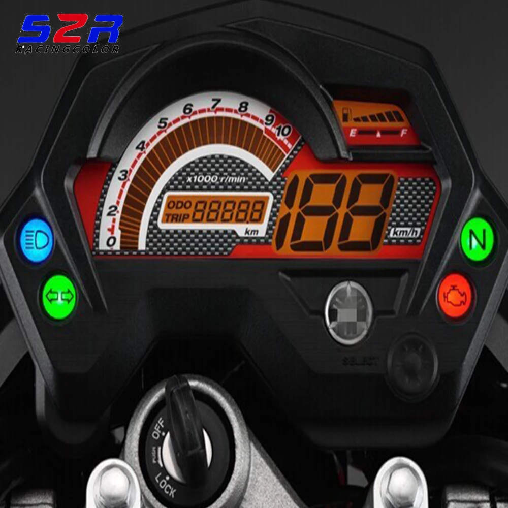 Мотоцикл Тахометр Спидометр метр Gauge Moto Тахометр инструмент часы Чехол для YAMAHA FZ16