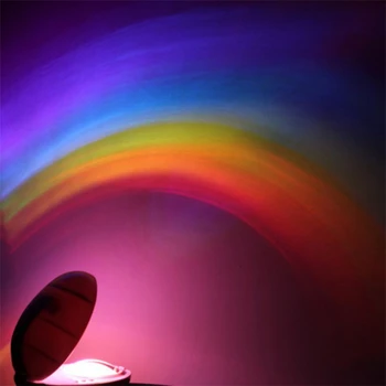 

Romantic Magic Rainbow Projection Lamp 3 Modes LED Creative Colorful Rainbow Night Light For Children Bedroom Home Decor Gifts