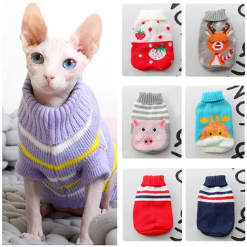 

Autumn Winter Pet Dog Sweater Chihuahua Puppy Clothes for Small Dogs Christmas Costume Warm Cat Clothing Ropa Para Perros