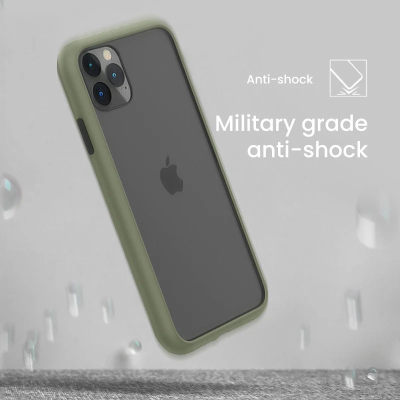 SUAIOCE Anti-Shock Armor Case For iPhone 11 Pro Max X XS Max XR Transparent Back Cover For iPhone 7 8 Plus Luxury Silicone Case