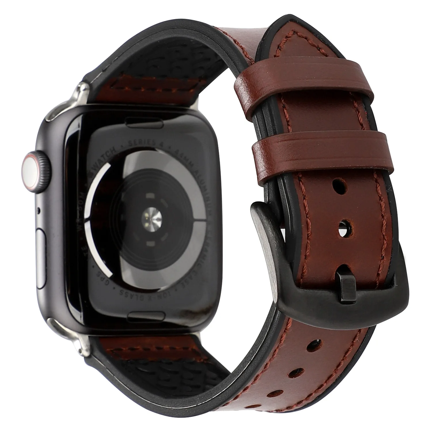 Из натуральной кожи петлевой ремешок для наручных часов Apple Watch, ремешок 42 мм 44 мм Apple Watch 4 5 38 мм 40 мм, для iwatch, версия 3, 2, 1, Correa, сменный Браслет